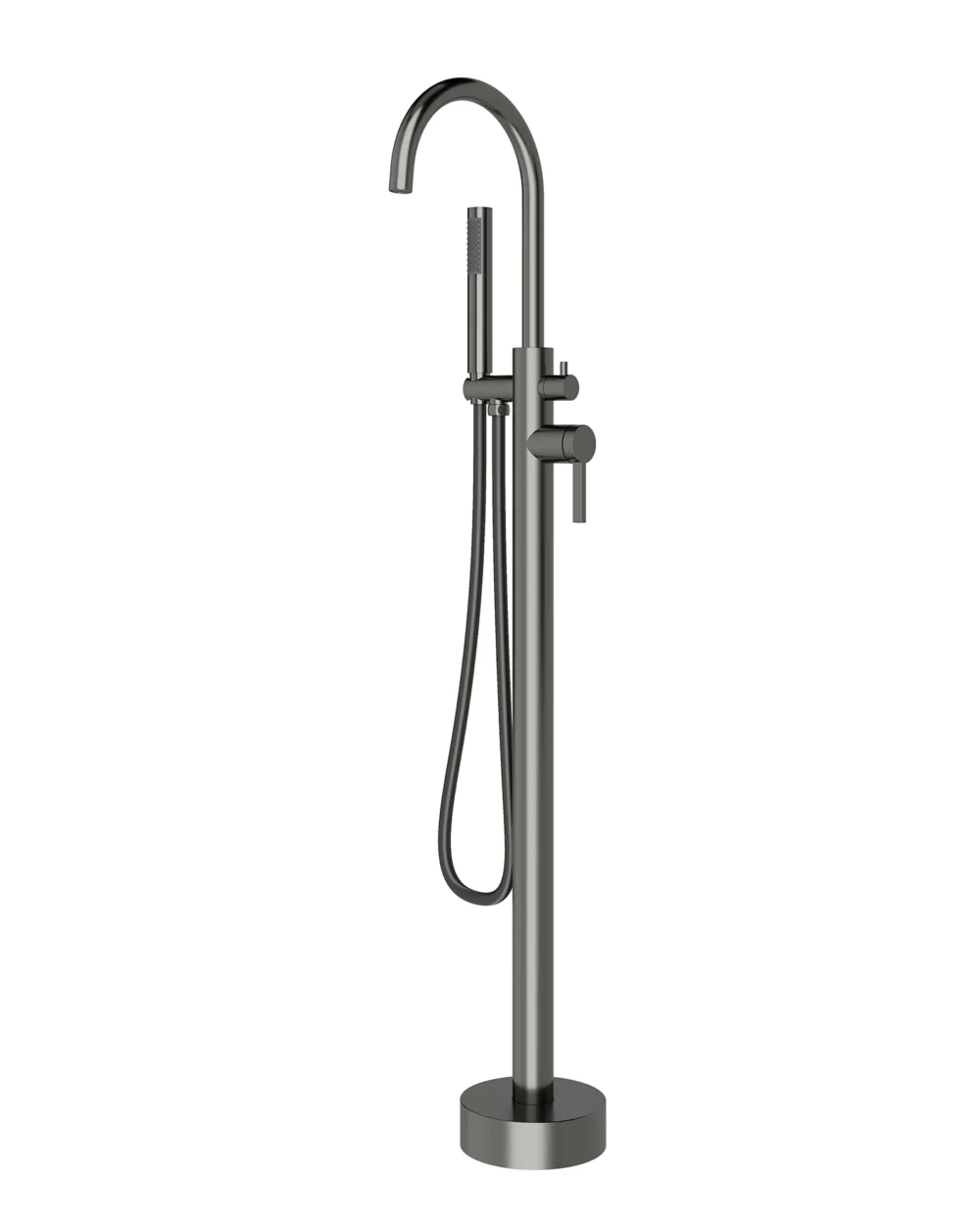 Monocomando de Bidé Embutido AURA GUN METAL