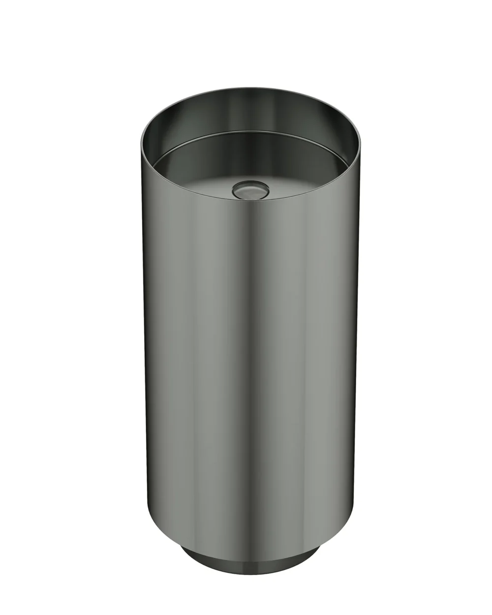 Lavatório freestanding aço inox GUN METAL