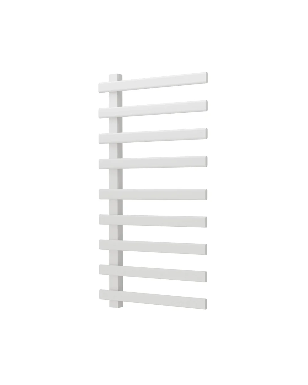 Toalheiro eletrico 9 barras, aço inox, BRANCO