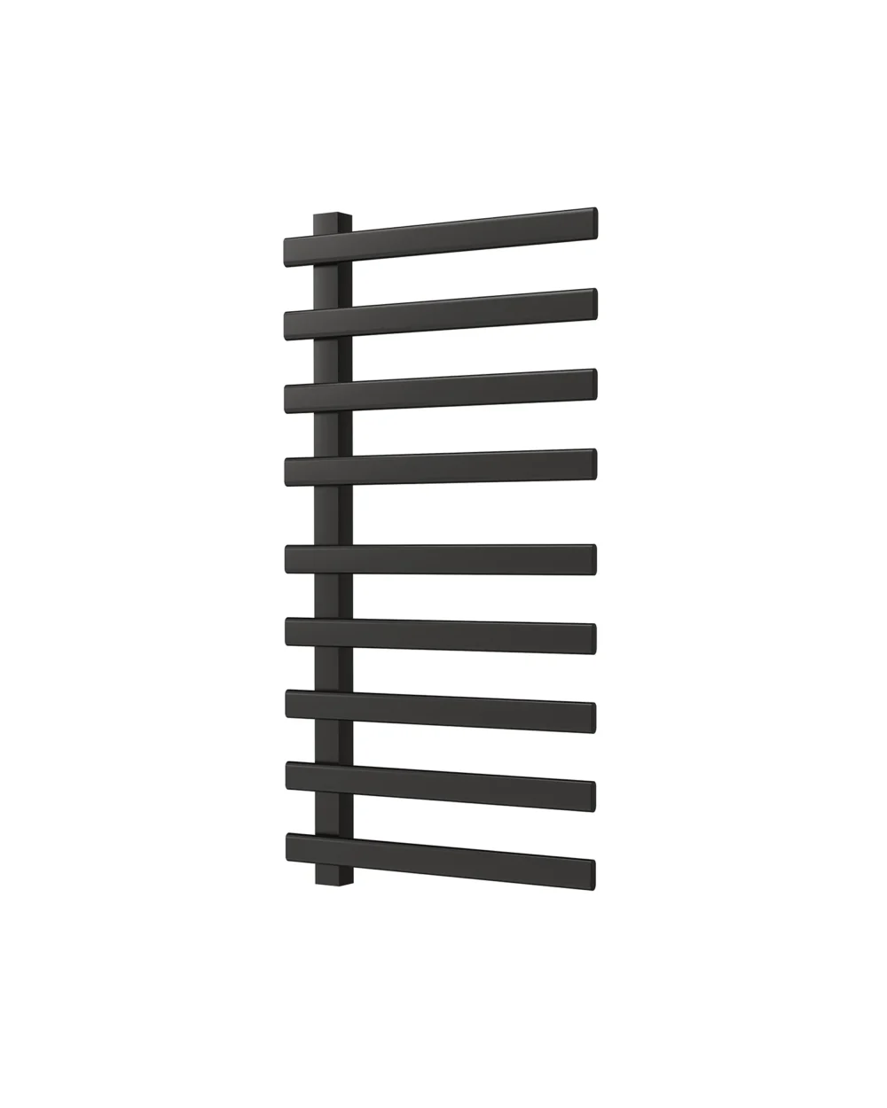 Toalheiro eletrico 9 barras, aço inox, NEGRO