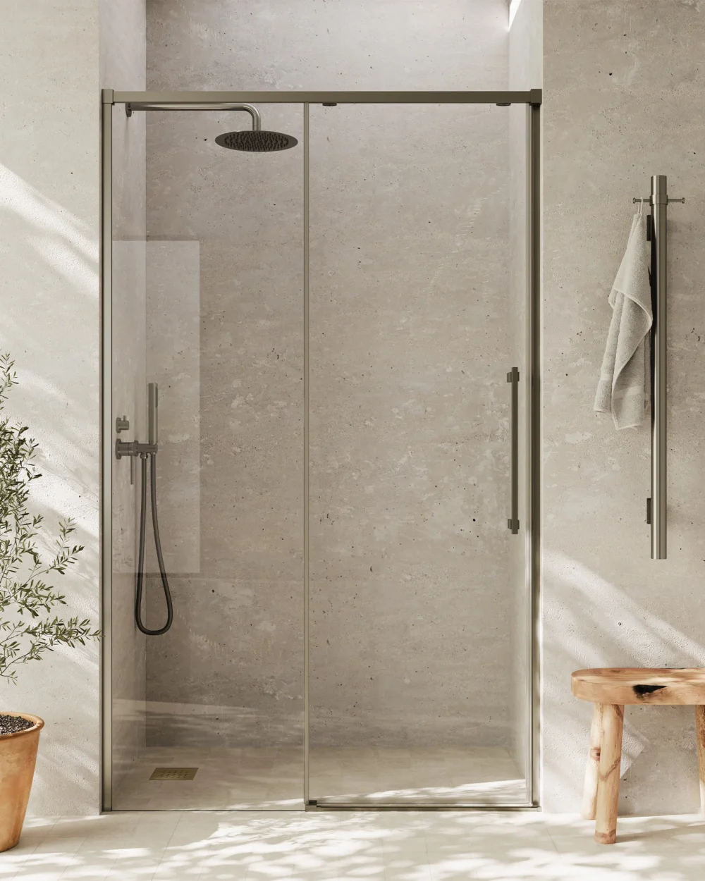 Lateral ATHENAS 2P-80 (78 a 79) X 200cm, GUN METAL transp