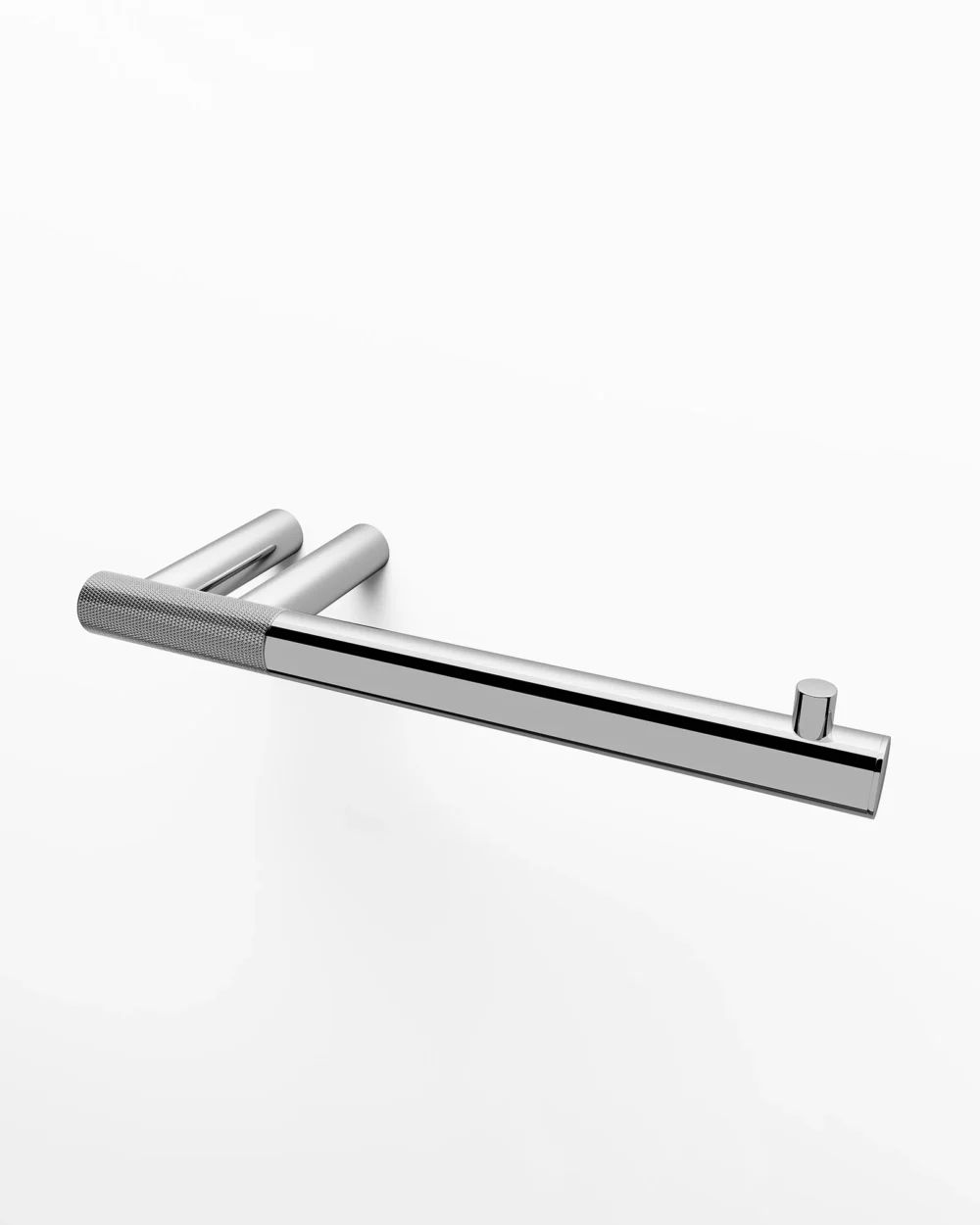 Porta rolos LINE cromo/cromo