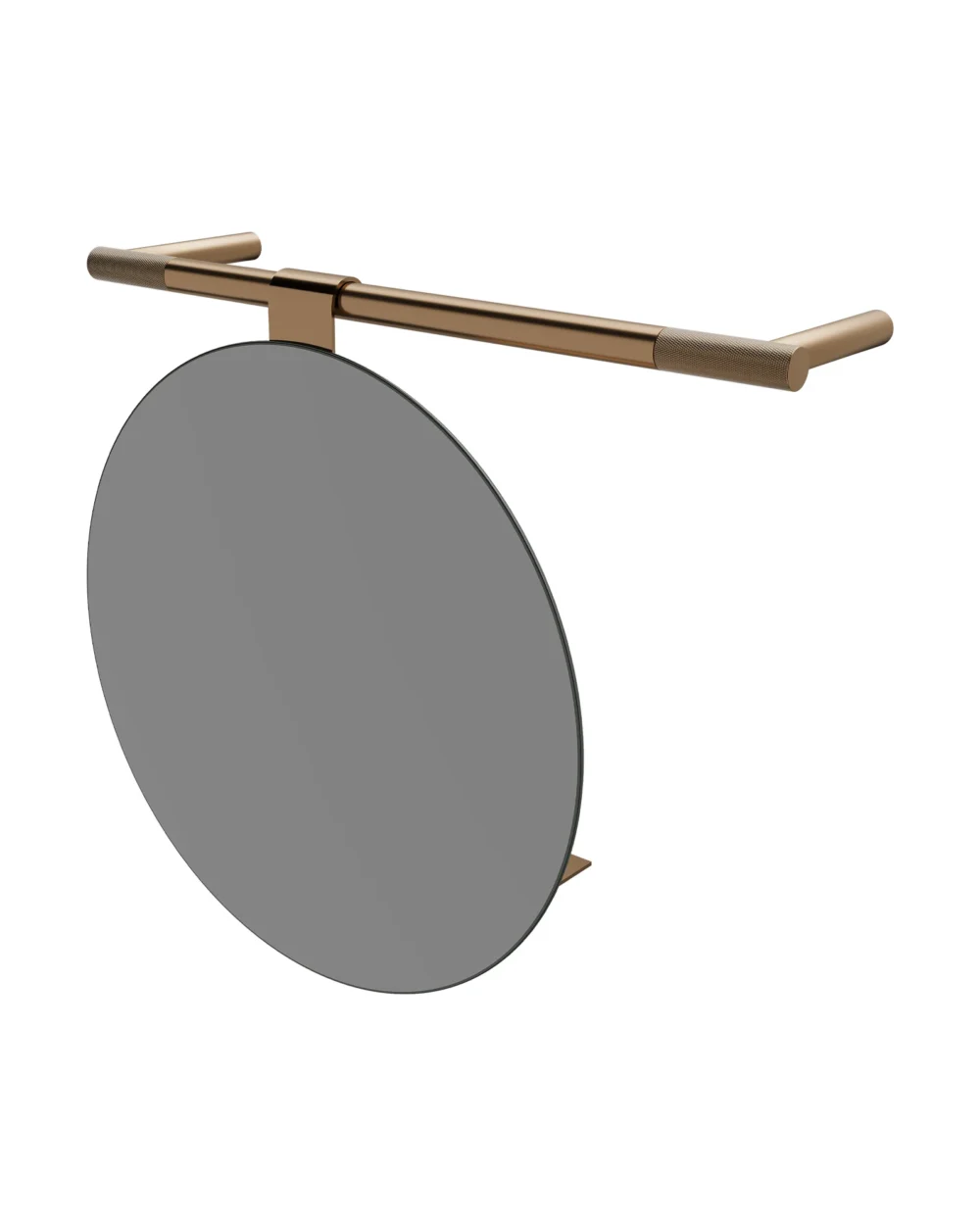 Conjunto barra com espelho Line diam.33cm COBRE