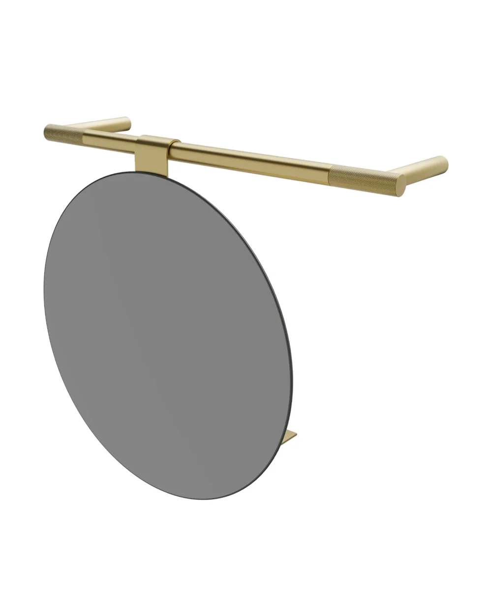Conjunto de barra com espelho Line diam.33cm ouro