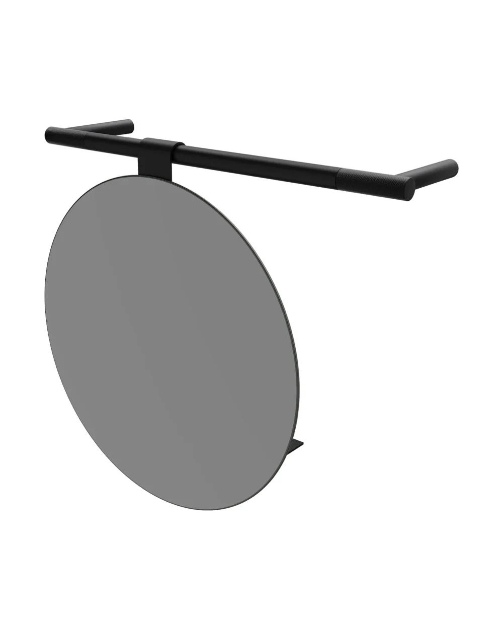 Suporte Espelho Line diam.33cm preto mate