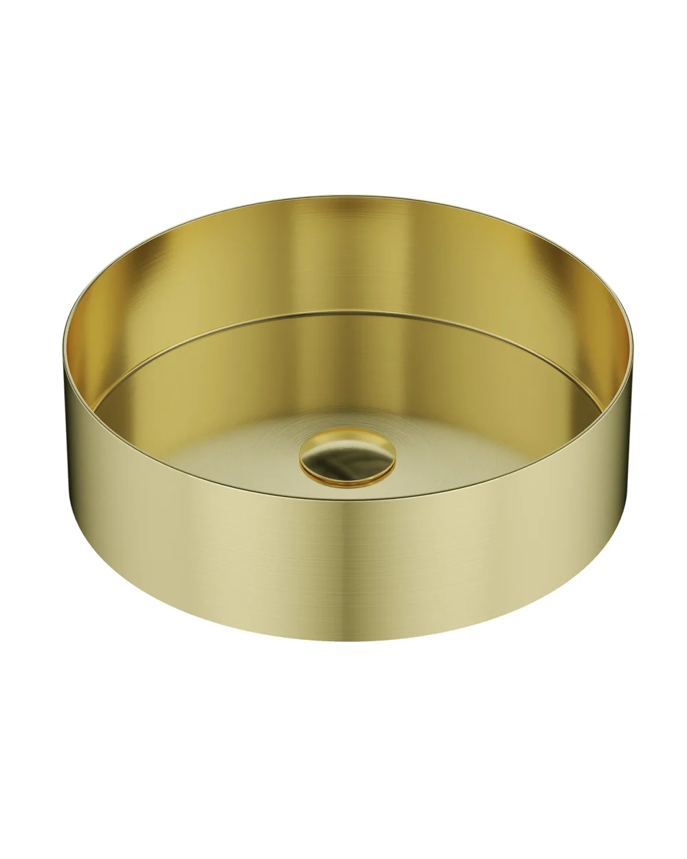Lavatório pousar inox D38 ouro