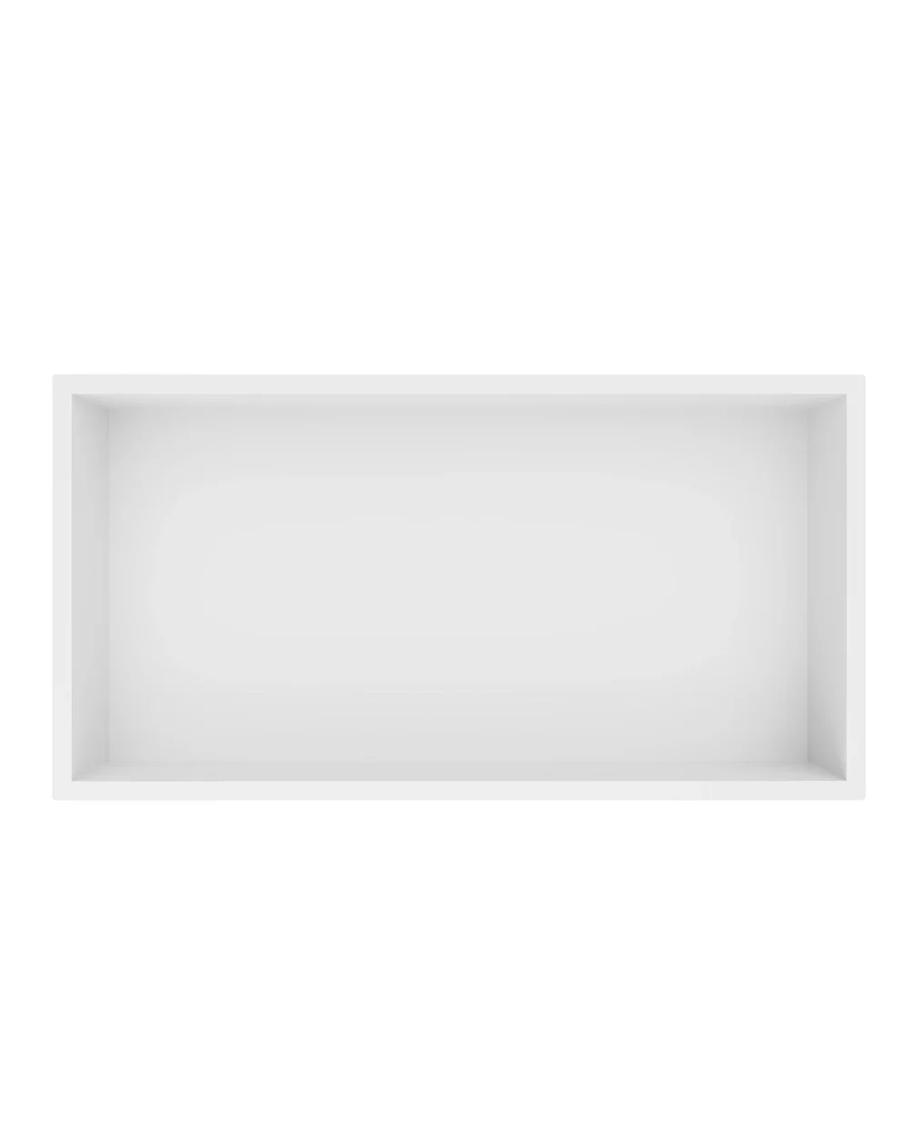 Nicho parede com prateleira inox 60x30 ouro rosa