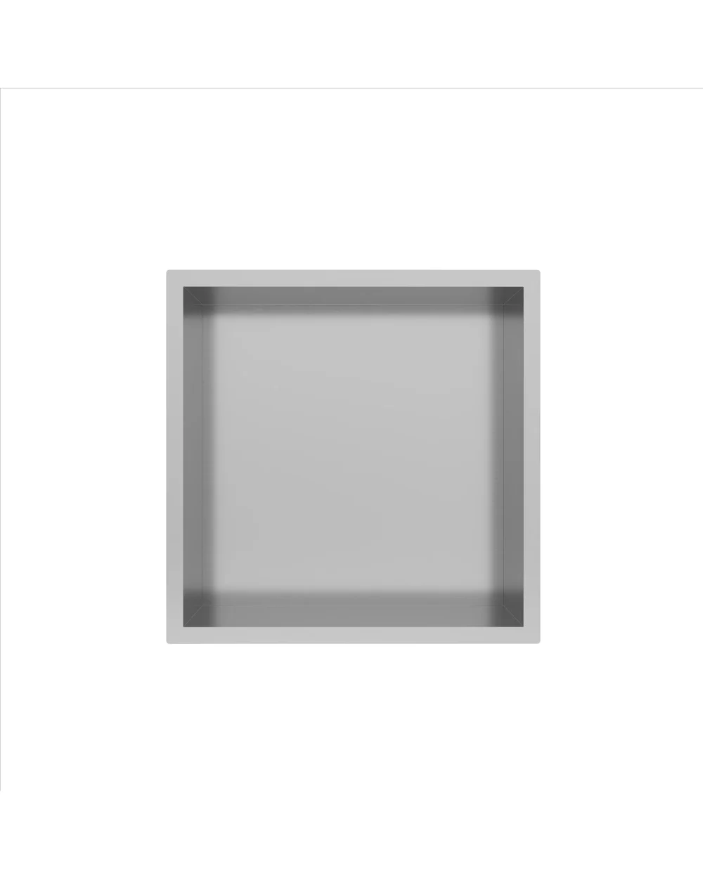 Nicho parede inox 30x30 aço escovado