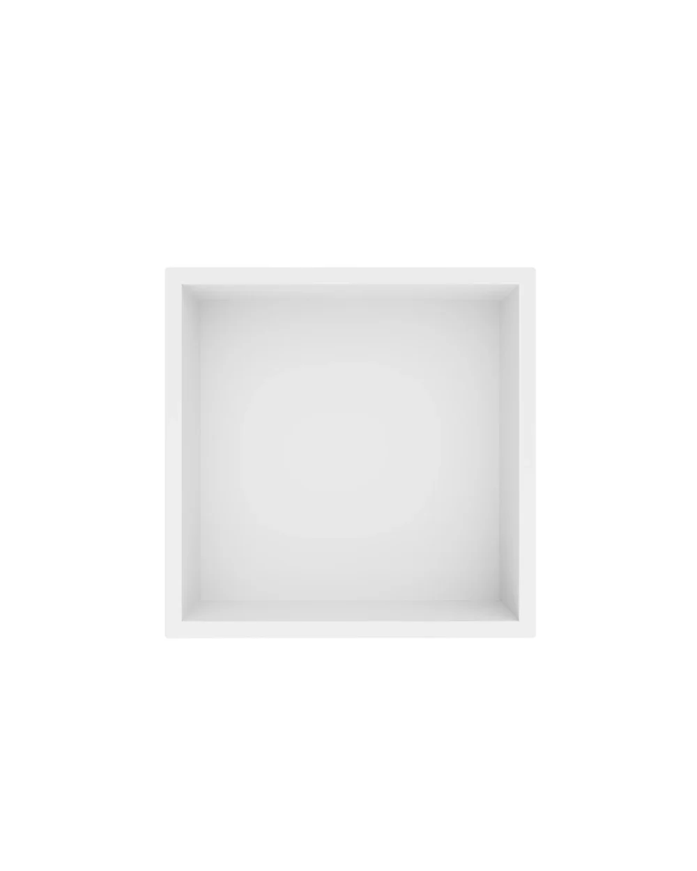 Nicho parede inox 30x30 ouro rosa