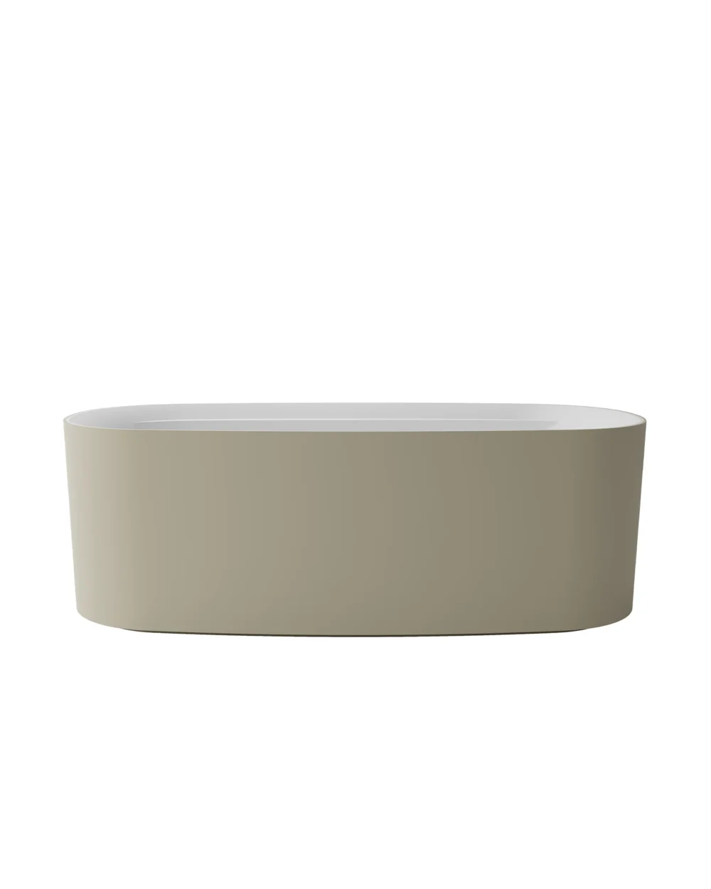 Banheira "freestanding" SAND acrilic. matt + SOLID côr KHAKI